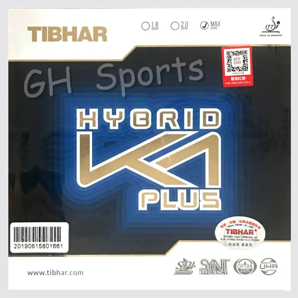 Tibhar Hybrid K1/K1 PLUS с бугорками резиновый для настольного тенниса ракетка Летучая мышь