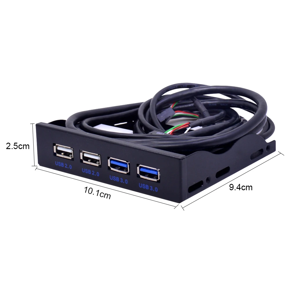 CHIPAL 4 Порты USB 2 0 3 спереди Панель USB3.0 разветвитель внутренней комбо кронштейн