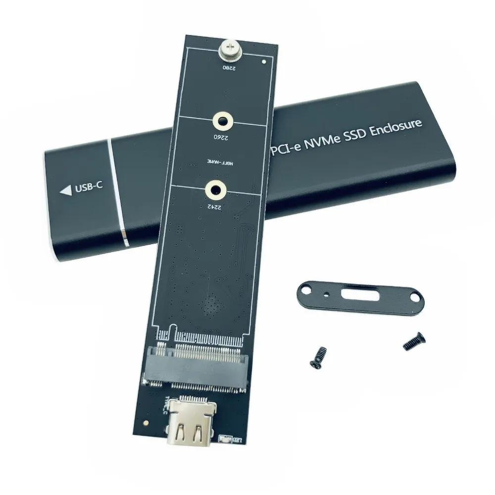 USB 3.1 to M.2 NVME PCIe SSD Enclosure M-Key Type C Adapter Case For nvme USB3.1 NGFF SATA case box NEW | Компьютеры и офис