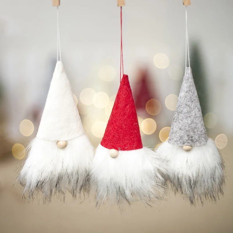 1 шт. модная Рождественская елка украшение подвеска плюшевая кукла зимний