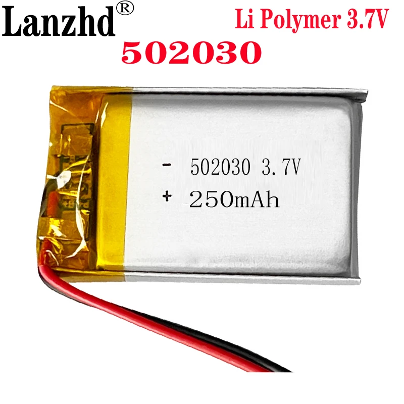 3 7 V Lipo Клетки 502030 250mah литиевая полимерная аккумуляторная батарея для MP3 GPS