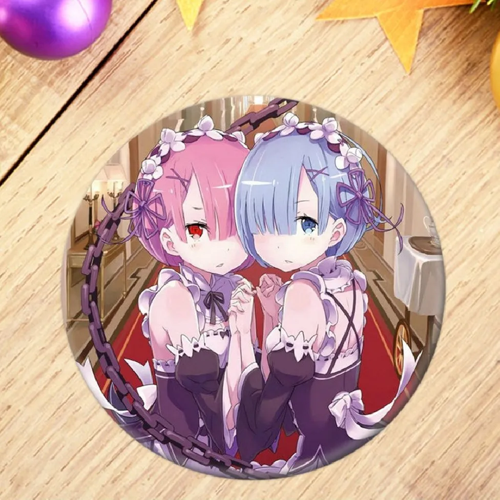 Брошь Re: Zero kara hajimeru isekai seikatsu брошь значок аниме Начальная жизнь в другом мире Rem |