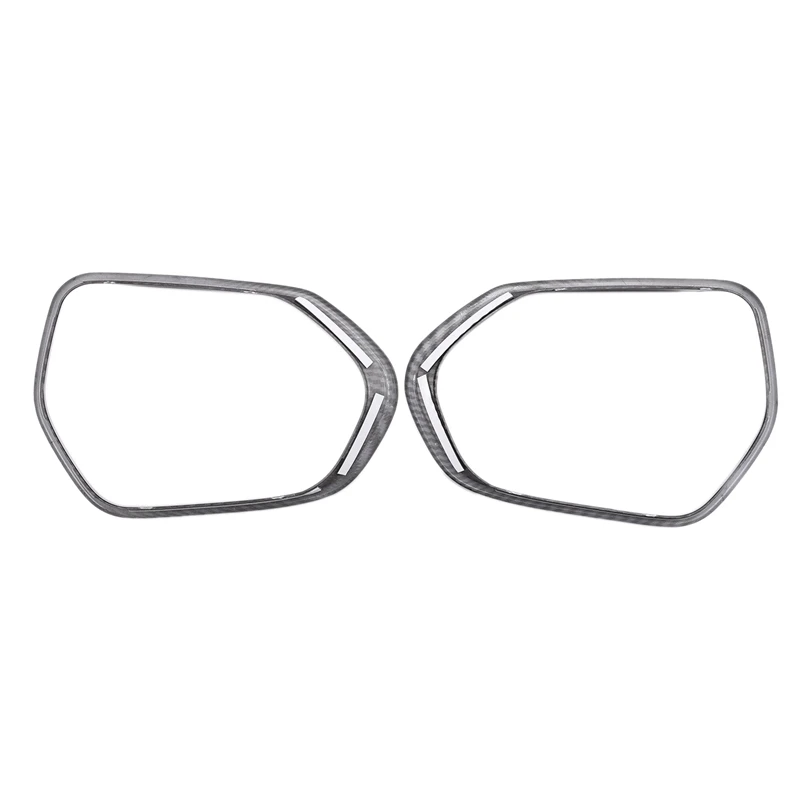 Боковое зеркало заднего вида из углеродного волокна с защитой от дождя и бровей