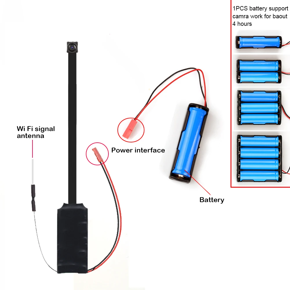 New1080P Мини Wifi камера HD wifi P2P видео запись движения Обнаружение дистанционное управление ночное видение сигнализация Сообщение камера безопасности
