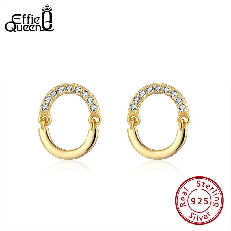 Женские серьги гвоздики из серебра 100% пробы с фианитом|Серьги-гвоздики| |