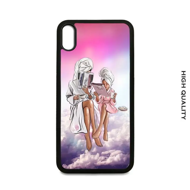 

Woman Girl Super Mom Baby Soft TPU Hard PC Mobile Phone Cover For IPhone 12 11 Pro Max Xs X Xr 7 8 6 6s Plus Se 2020 Case