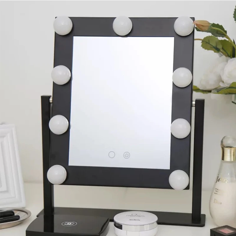 Зеркало для макияжа с подсветкой регулируемое зеркало туалетный столик функцией