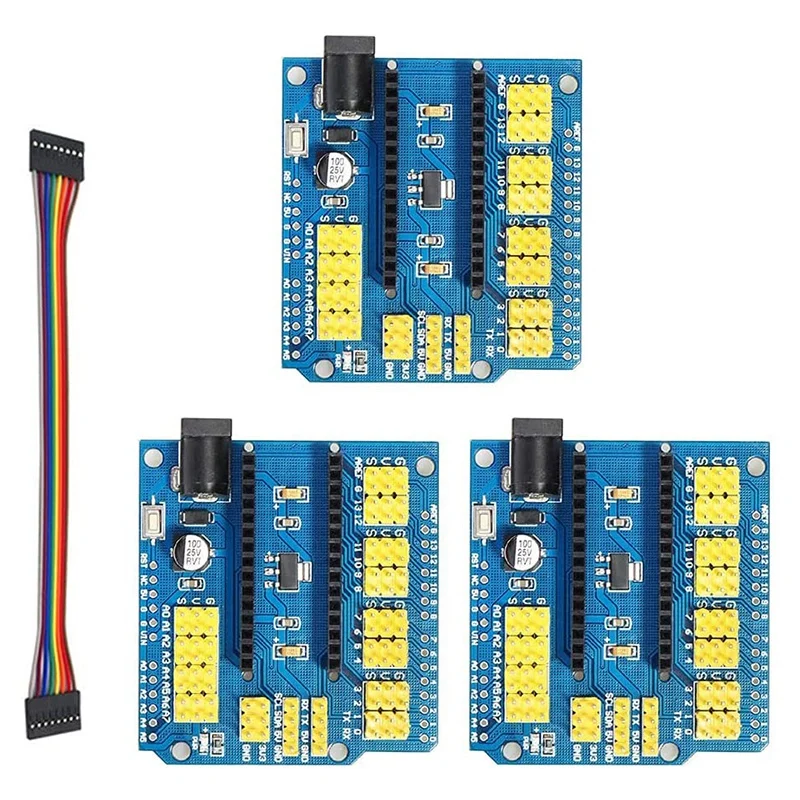 

Плата расширения Nano терминальный адаптер I/O, 5 в 16 А, плата расширения для Arduino Nano V3.0, плата модуля
