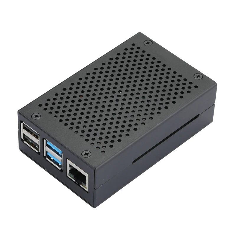 Лидер продаж алюминиевый чехол для Raspberry Pi 4 черный корпус серебристый