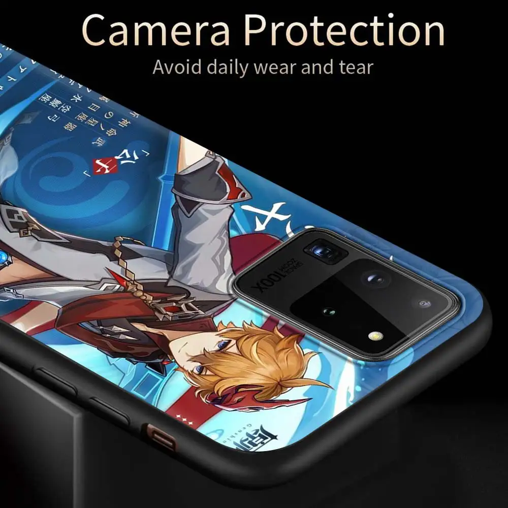 

Genshin Impact Game Silicone Case Fundas For Samsung Galaxy S20 FE S21 S20 Ultra 5G S10e S10 S8 S9 Plus S7 Soft Cover Coque Capa