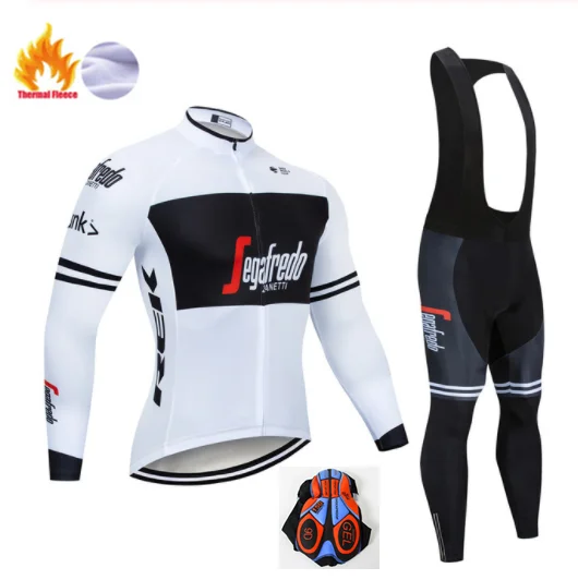 Winter Cycling Suit Треккинг SEGAFREDO зимний теплый флисовый комплект Джерси для велоспорта термальная одежда для велоспорта Mtb Одежда для верховой езды Ropa Ciclismo - Цвет: Winter Cycling Suit
