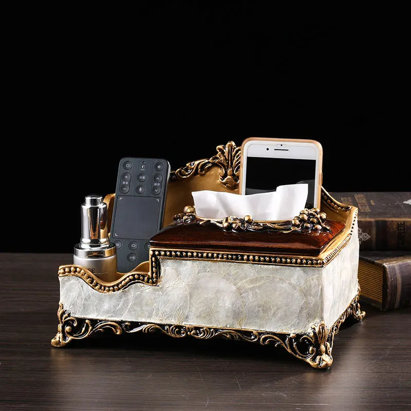 

Tissue Box Living Room Home Coffee Table Bedroom Luxury Style Paper