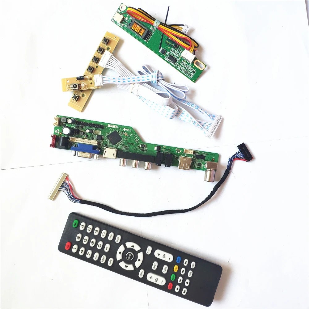 Для LTN160AT01 001/A02/A04 ЖК дисплей монитор LVDS 1 с холодным катодом (CCFL) 30Pin T.V56 управляющая