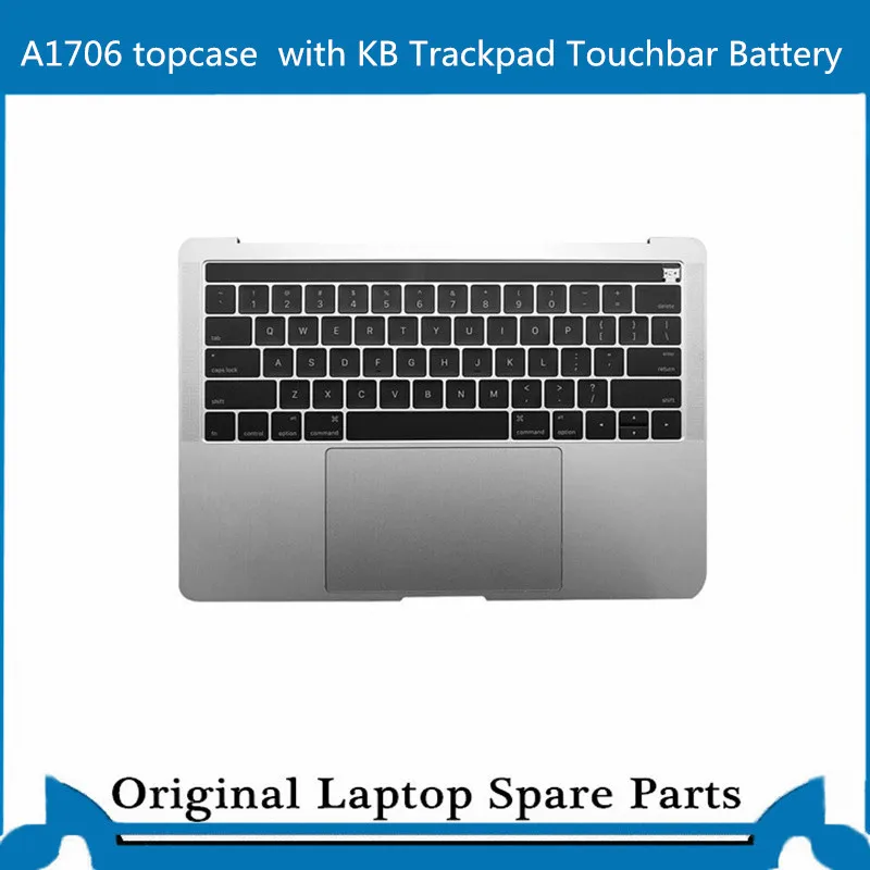 Топ чехол с клавиатурой Touchbar трекпад батарея для Macbook Pro retina A1707 A1706 A1708 Упор для рук C чехол 13' 15'