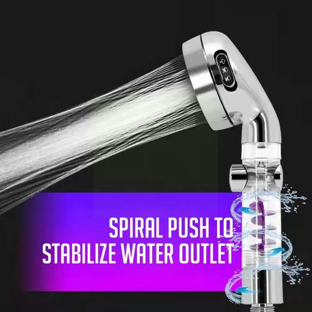 

New Screw Turbocharged Shower Toilet Hand-held Shower Three-speed Adjustment High-quality Sprinkler Products Nozzle V2g7