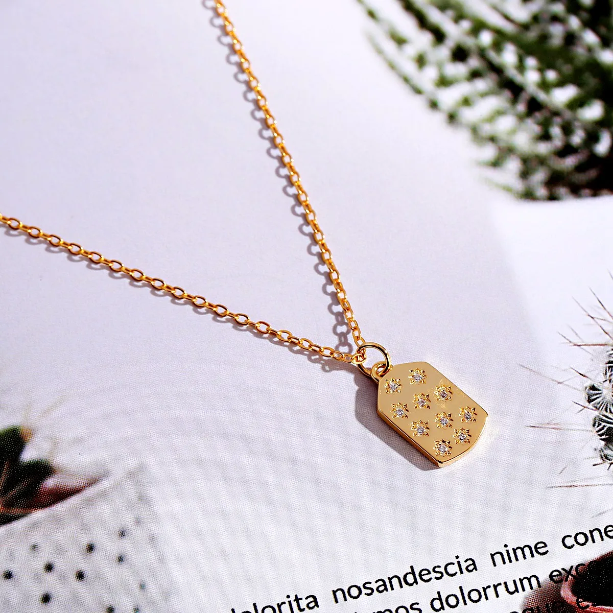 

Rectangle Heart Cross Pendants For Jewelry Making Supplies Hanging Chain Korean Accessories Aesthetic Charms For DIY Necklace