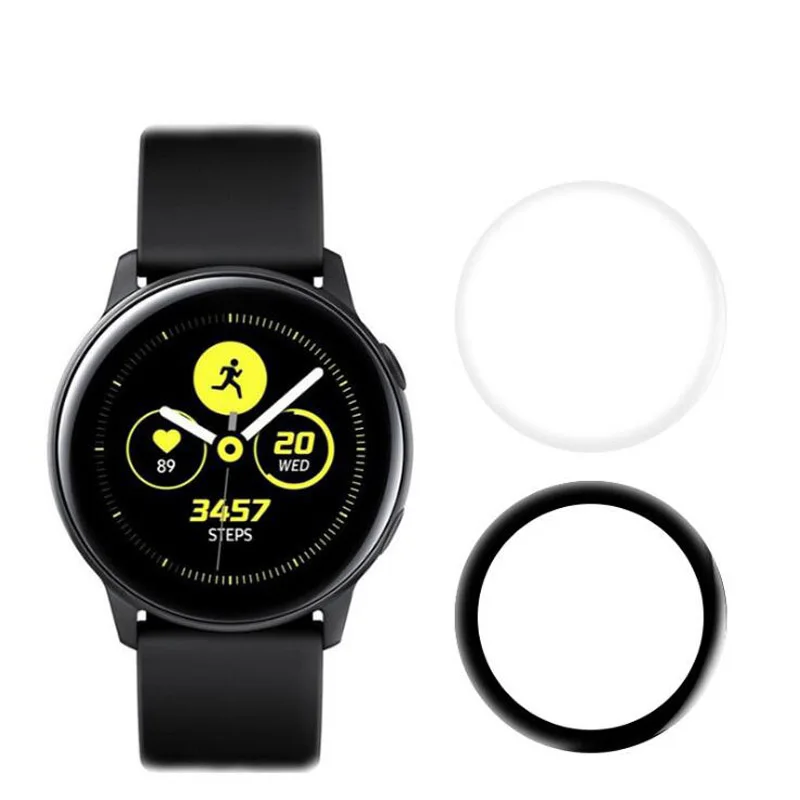 3D изогнутая мягкая полноразмерная Защитная пленка для Samsung Galaxy Watch Active 2 40 мм 44