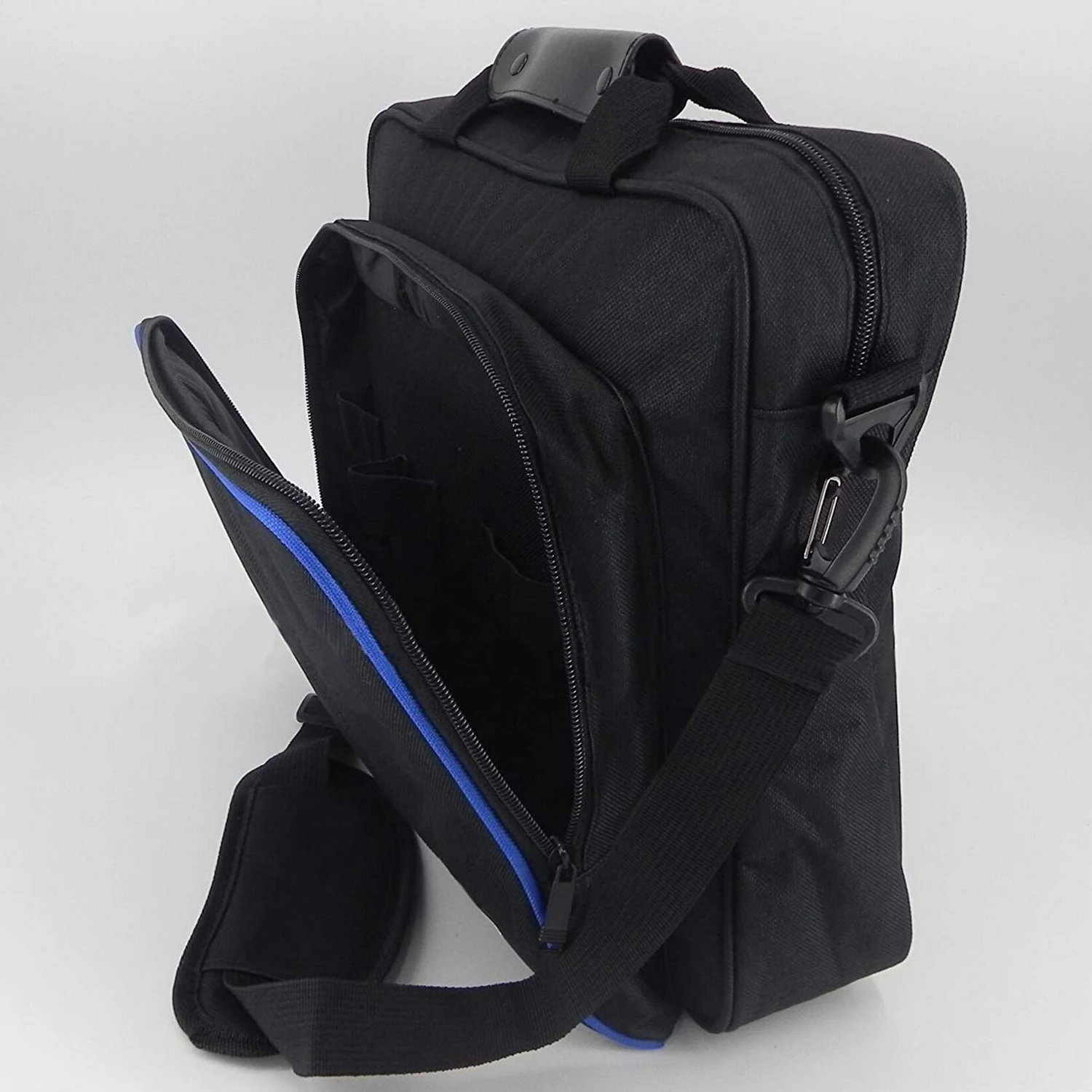 Carrying Case Sturdy Durable Portable Nylon Taffeta Travel Shoulder Bag Videogame Console for PS4 Slim | Электроника