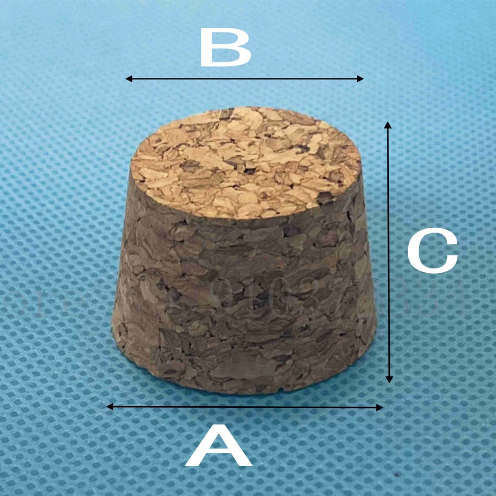 50шт. Заглушка для лабораторной пробирки из деревянного пробки, диаметром от 13 мм до 39 мм, для эфирных масел и пудинга, стеклянная пробка для маленькой бутылки.