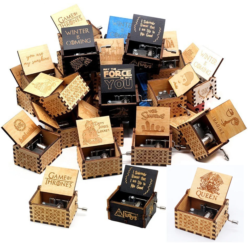 Новинка оптовая продажа антикварная резная деревянная рукоятка Звездные войны La