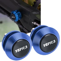 motorcycle yzf r3 6mm swingarm spools slider swingarm stand screws slider protector for yamaha yzfr3 yzf r3 2015 2021 2016 2017