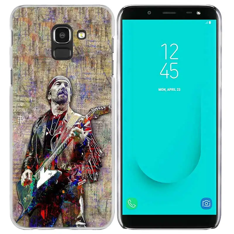 04 U2 Боно край чехол для samsung Galaxy A50 A80 A70 A60 A40 A30 A20 A20e A10 A9 A7 A6 Note 8, 9, 10, плюс 5G Funda Капа - Цвет: 04