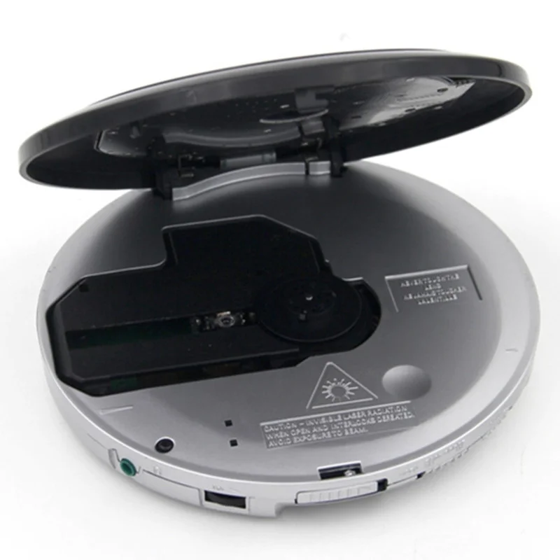 Портативный музыкальный плеер CD Walkman совместим с MP3 wma фотоформат FM-радио
