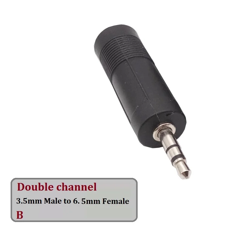 3.5mm to 6.5mm B 2 10 20 шт аудио 6,35 штекер 3,5 женский адаптер микрофон наушники 3,5 мм разъем 6,35 мм разъем аудио конвертер головка - Цвет: 3.5mm to 6.5mm B