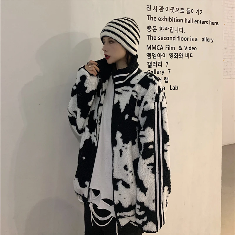 

Women's Woolen Overcoat Cashmere Jackets Winter Thickening Warm Korean Fashion Female Lovely TOPs Cotton Padded Coat Outerwear