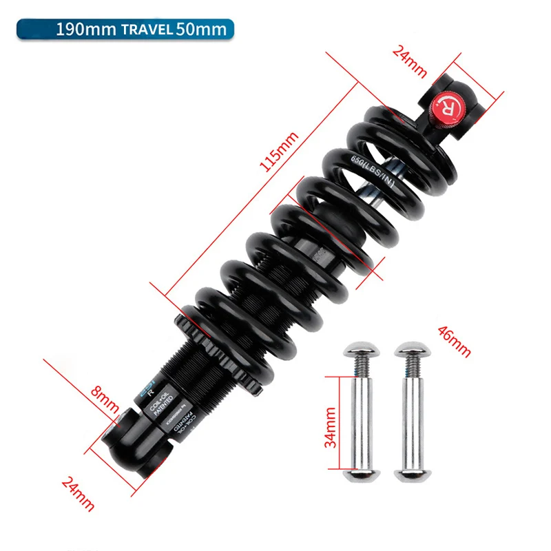 Амортизатор задней подвески EXA амортизатор для велосипеда гидравлический
