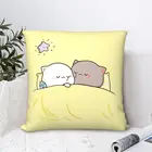 Персик Гома мочи кошка спальная Подушка Чехол мягкое украшение Милая Подушка Чехол для дома 40x40 см