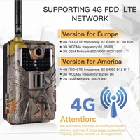 HC-900LTE 4G Hunting Camera 16MP Trail Camera 940nm Photo Traps 03s MMSSMSSMTPFTP Wild Camera 44LED trigger time 03s IP65