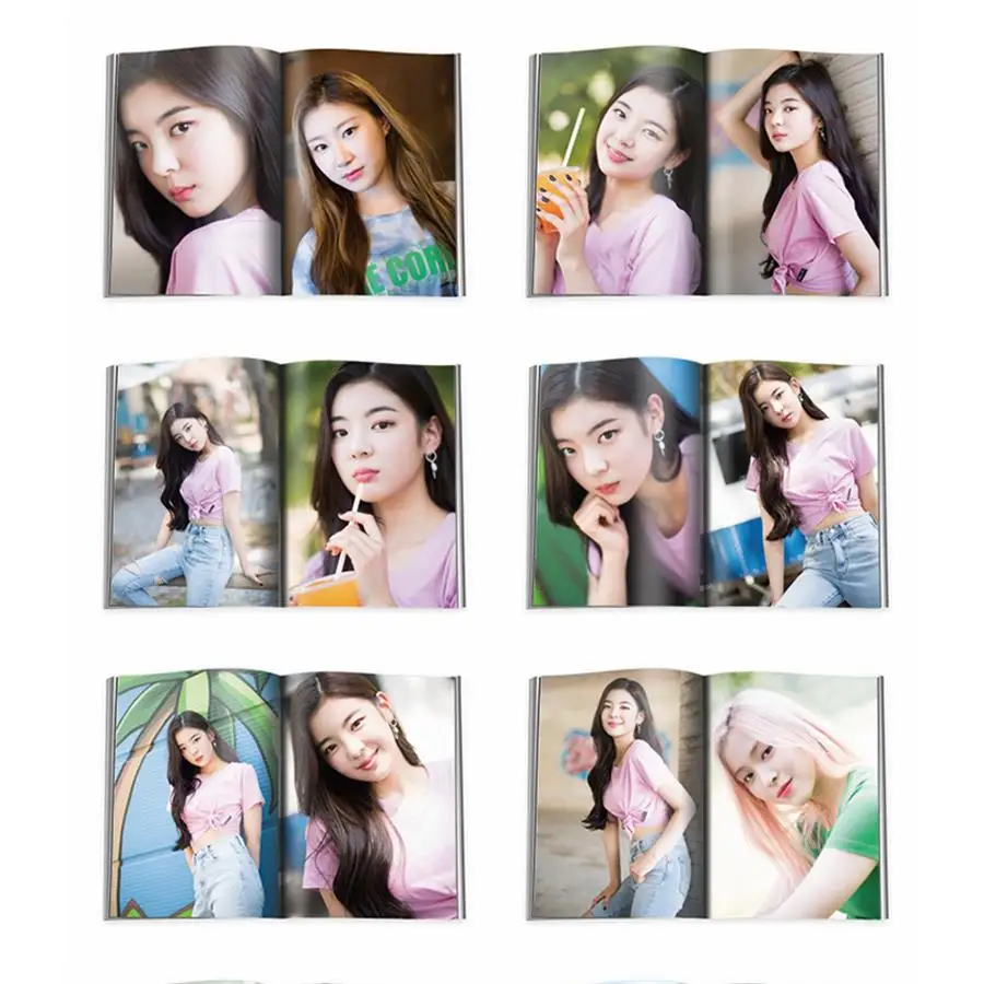 Kpop ITZY Фотокнига Ryujin Yuna HD фотография IT'z ледяной плакат картина вентилятор подарок