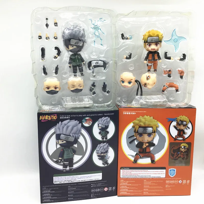 

In Stock 10cm Shippuden Kakashi Hatake 724# Uzumaki 682# PVC Action Figure Collectable Model Toy Doll Christmas Gift