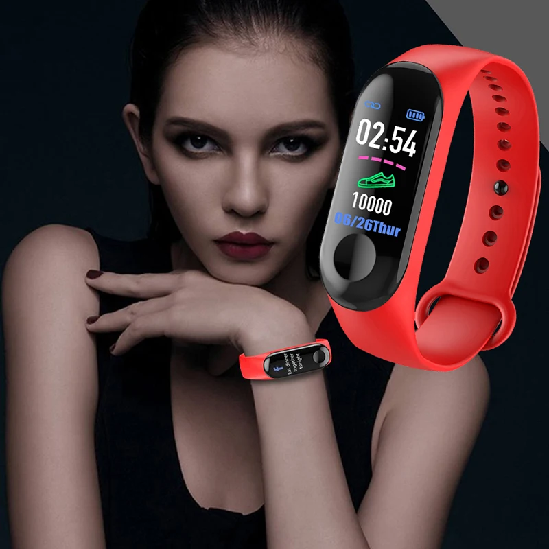 Смарт часы M3 с Bluetooth пульсометром и тонометром|Смарт-часы| |