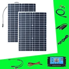 солнечная батарея на телефон гибкая солнечная панель 12v складной комплект 30 Вт 12 В солнечное зарядное устройство для автомобиля RV лодка яхта аккумулятор телефон рюкзак powerbank открытый кемпинг