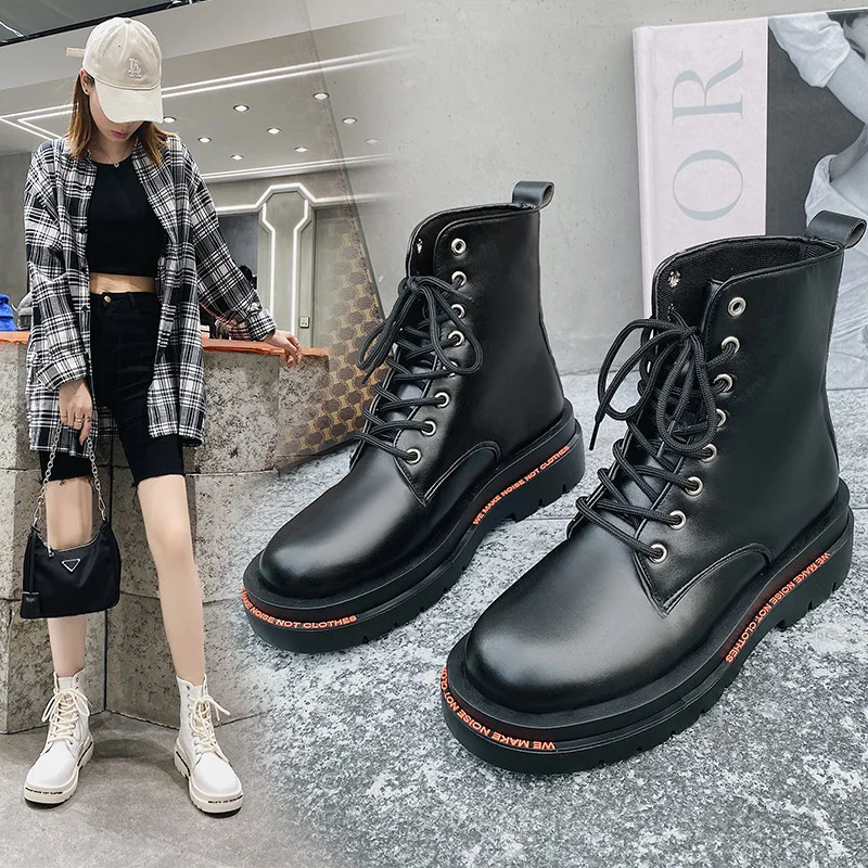 Dr. Martens/женские ботинки Новинка 2020 года Сезон осень зима Красные в британском