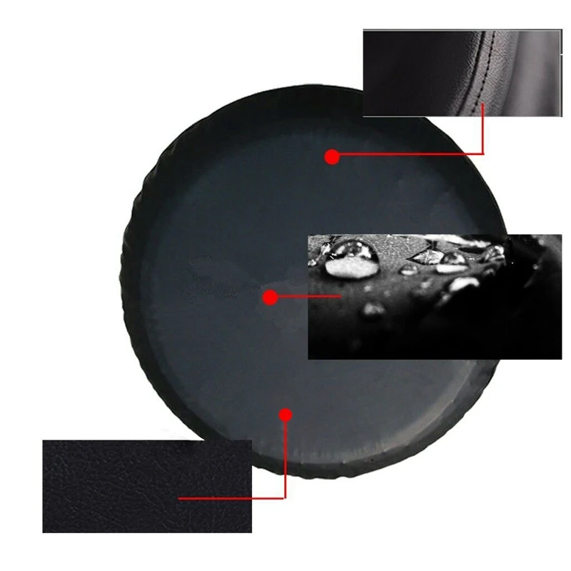 17 Inch Spare Wheel Tire Tyre Cover Case Soft Bag Protector for Jeep Wrangler 2018- 2019 31 Inch-32 | Автомобили и мотоциклы