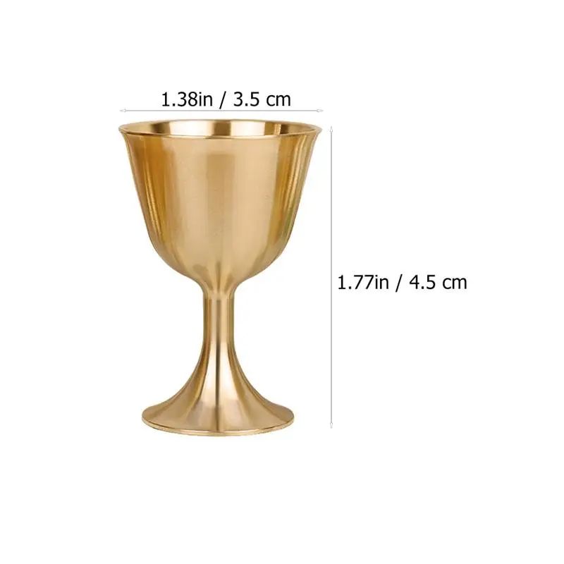 2 шт. декоративные латунные винные чашки украшения в китайском стиле | Дом и сад