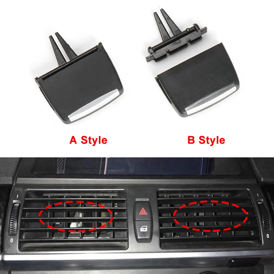 Переключатель вентиляционного отверстия для кондиционера зажим карты медиатор