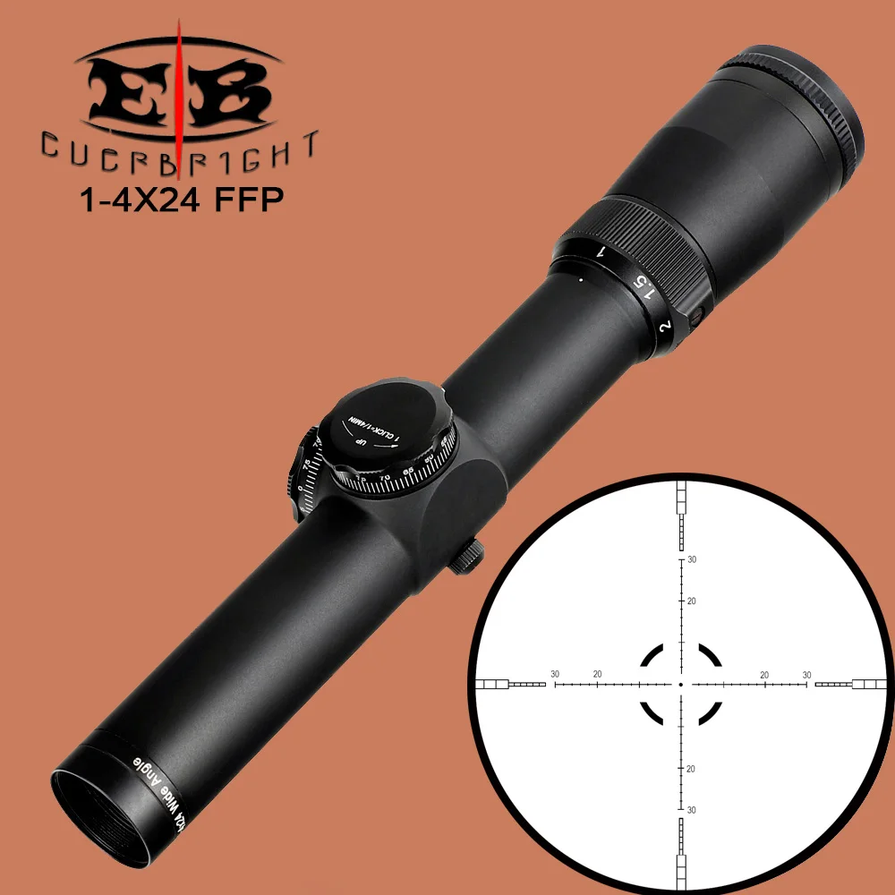 EB 1-4X24 Компактный Тактический прицел FFP оптические прицелы первая фокальная