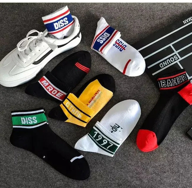 Носки мужские короткие 10 шт. = 5 пар хлопковые Модные дышащие тапочки для уличного