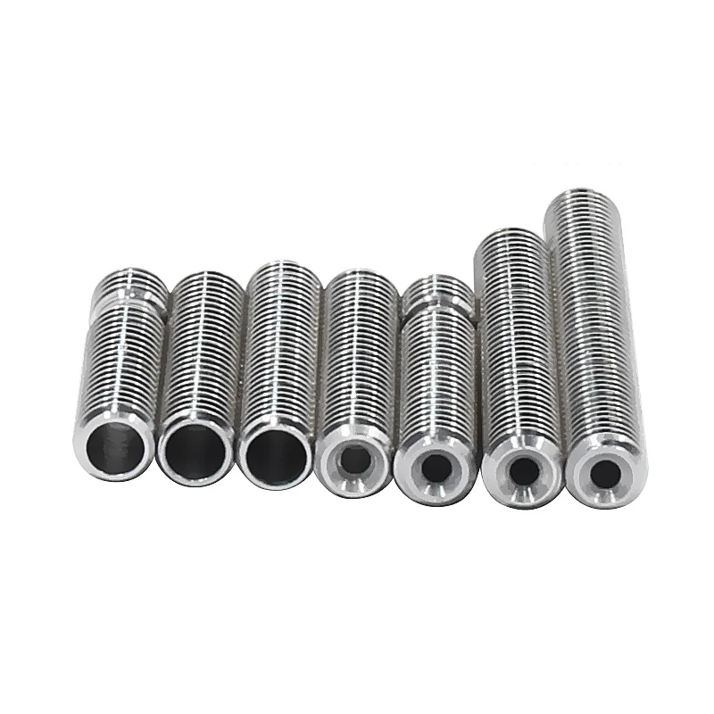 

MEGA 3PC MK8 Throat DIY 26 26.5 30 40 50mm Heat Break with Slot PTFE Tube M6 Thread 3D Printer Part For 1.75mm Filament Makerbot