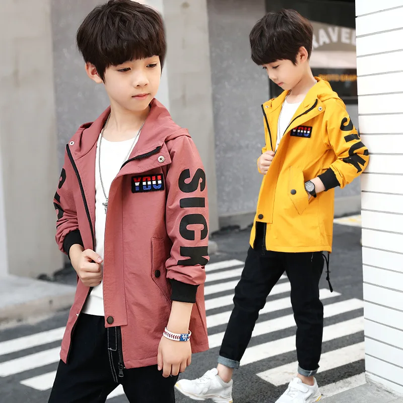 Детские куртки для мальчиков сезон весна осень Подростковые и Верхняя одежда