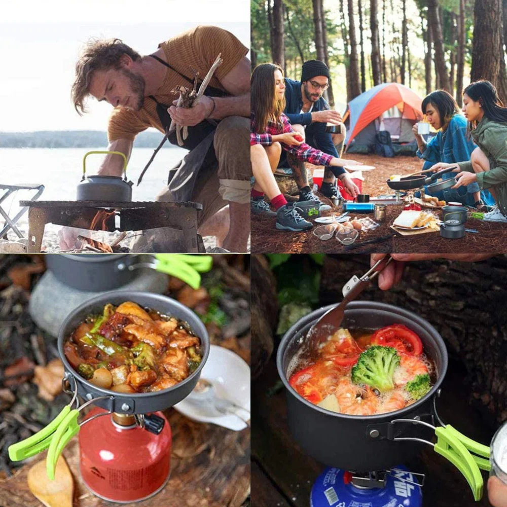 

1 Set Outdoor Camping Cooker Outdoor Camping Cooking Equipment (Assorted Color)