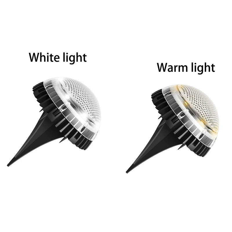

8 LED Lawns Lamps Waterproof Solar Garden Buried Lights, Disk for Yard Gardens Walkways Front Doors