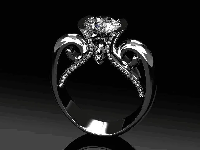 

Luxury 14K White Gold Moissanite Rings for Women Bohemia Wedding Moissanite Rings for Couples Fashion Diamond Gold Jewelry