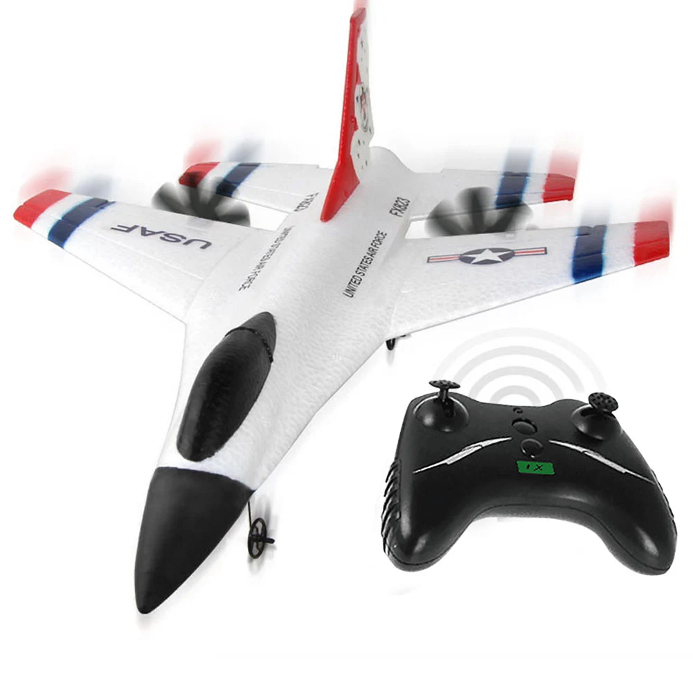 F16 Thunderbirds RC самолет 2 4 г дистанционный пульт 80 м Планер для начинающих планер