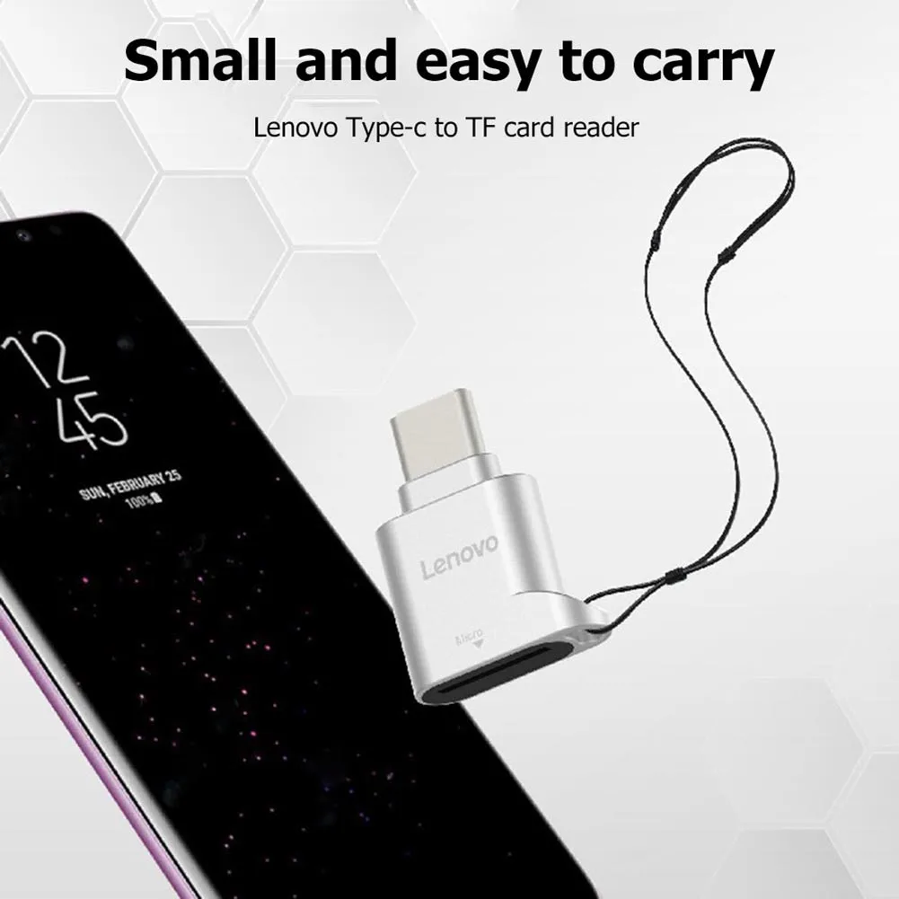 Кардридер Lenovo D201 USB C 480 Мбит/с 512 ГБ|Картридеры| |