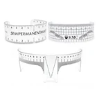 Пластиковая линейка для бровей инструмент для измерения бровей полуперманентный макияж микроблейдинг каллипер трафарет инструменты для макияжа